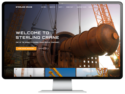 Professional Website Design for Sterling Crane
