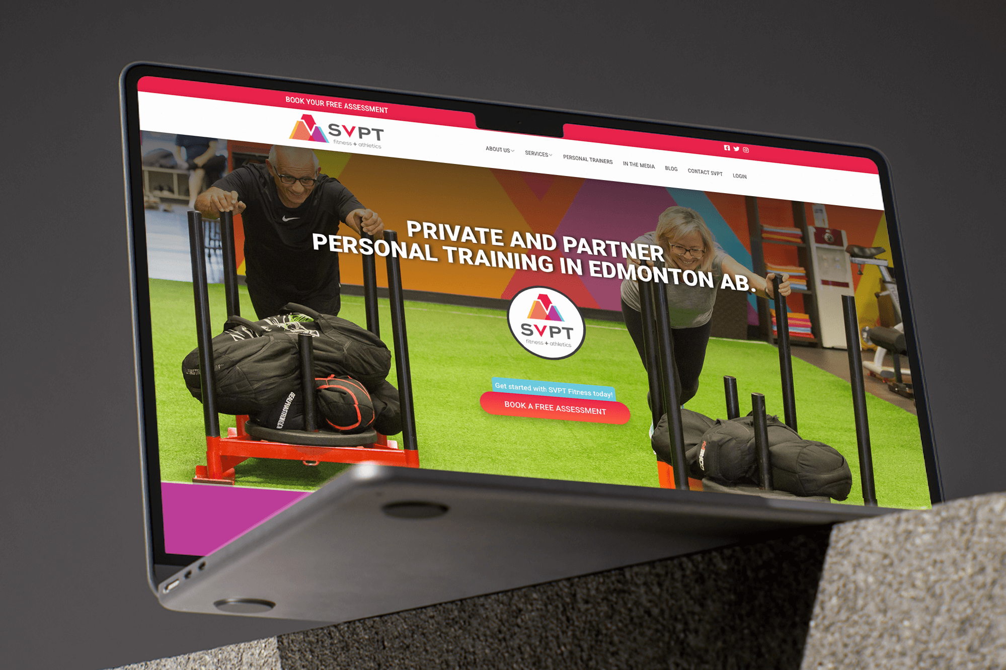 Website Design and SEO for SVPT Fitness