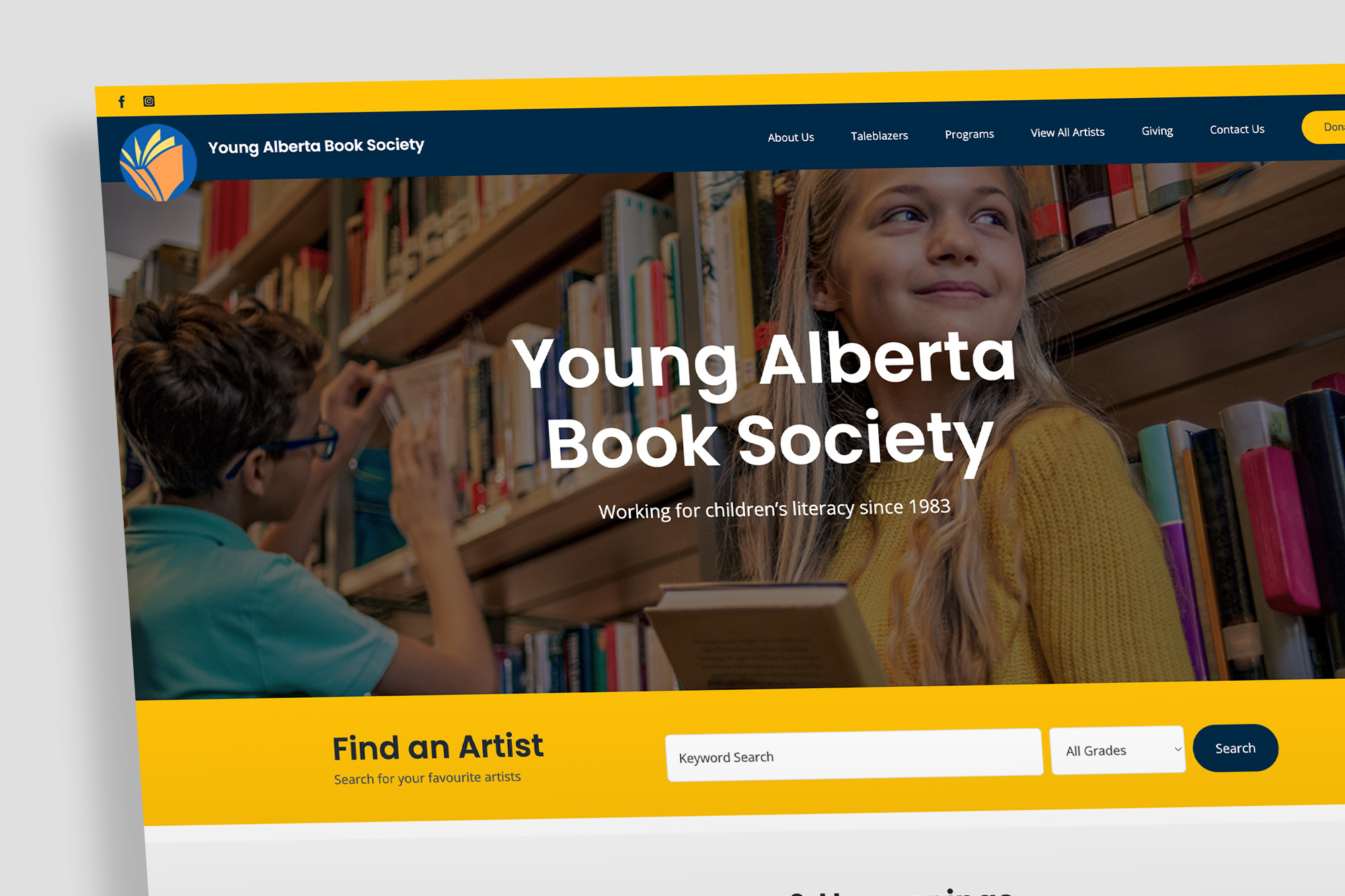 Web Design and Development for YABS