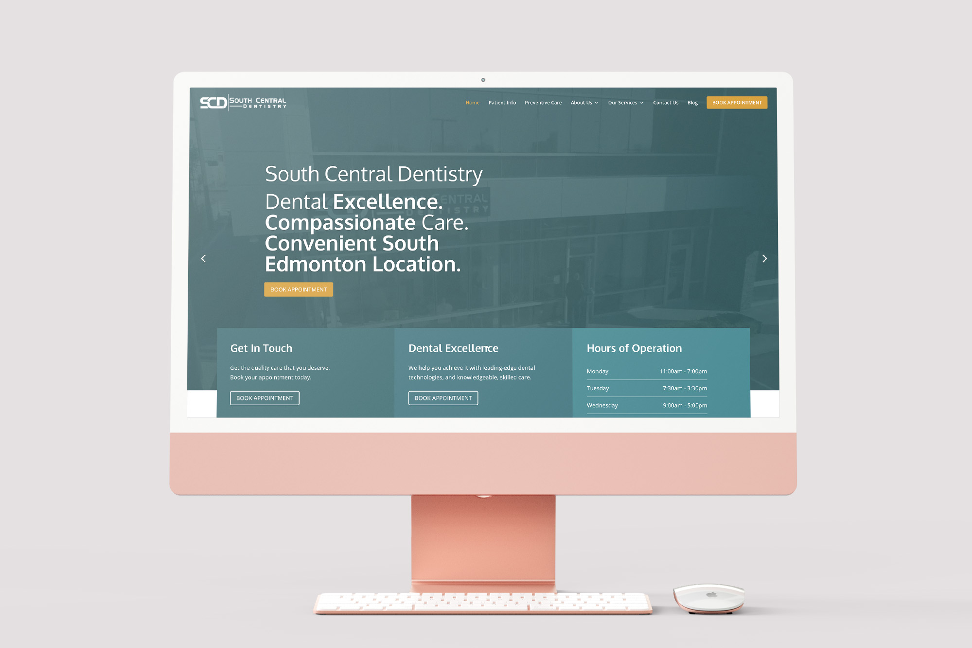 Responsive Web Design for South Central Dentistry