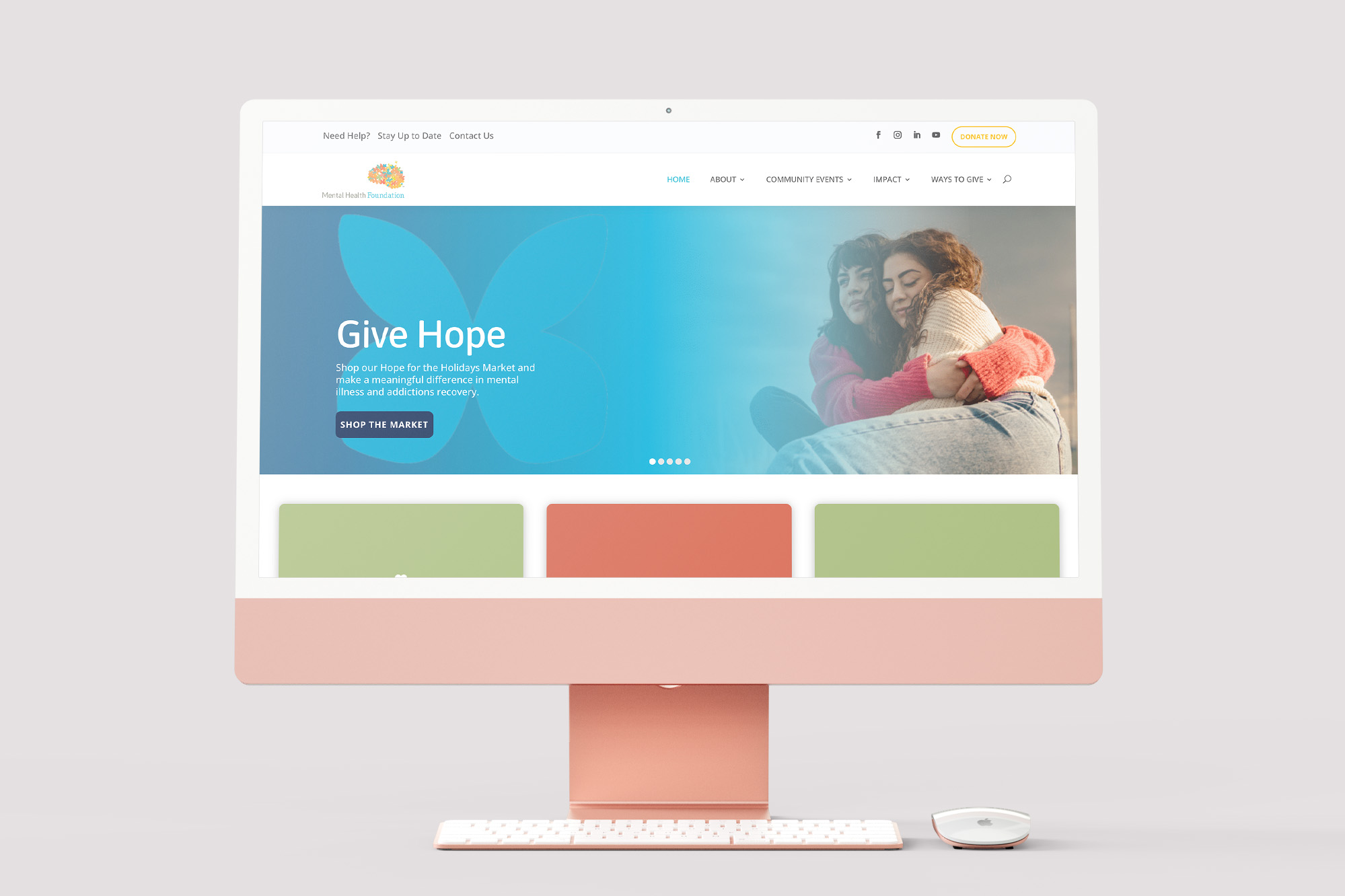 Website Design and Development for Mental Health Foundation