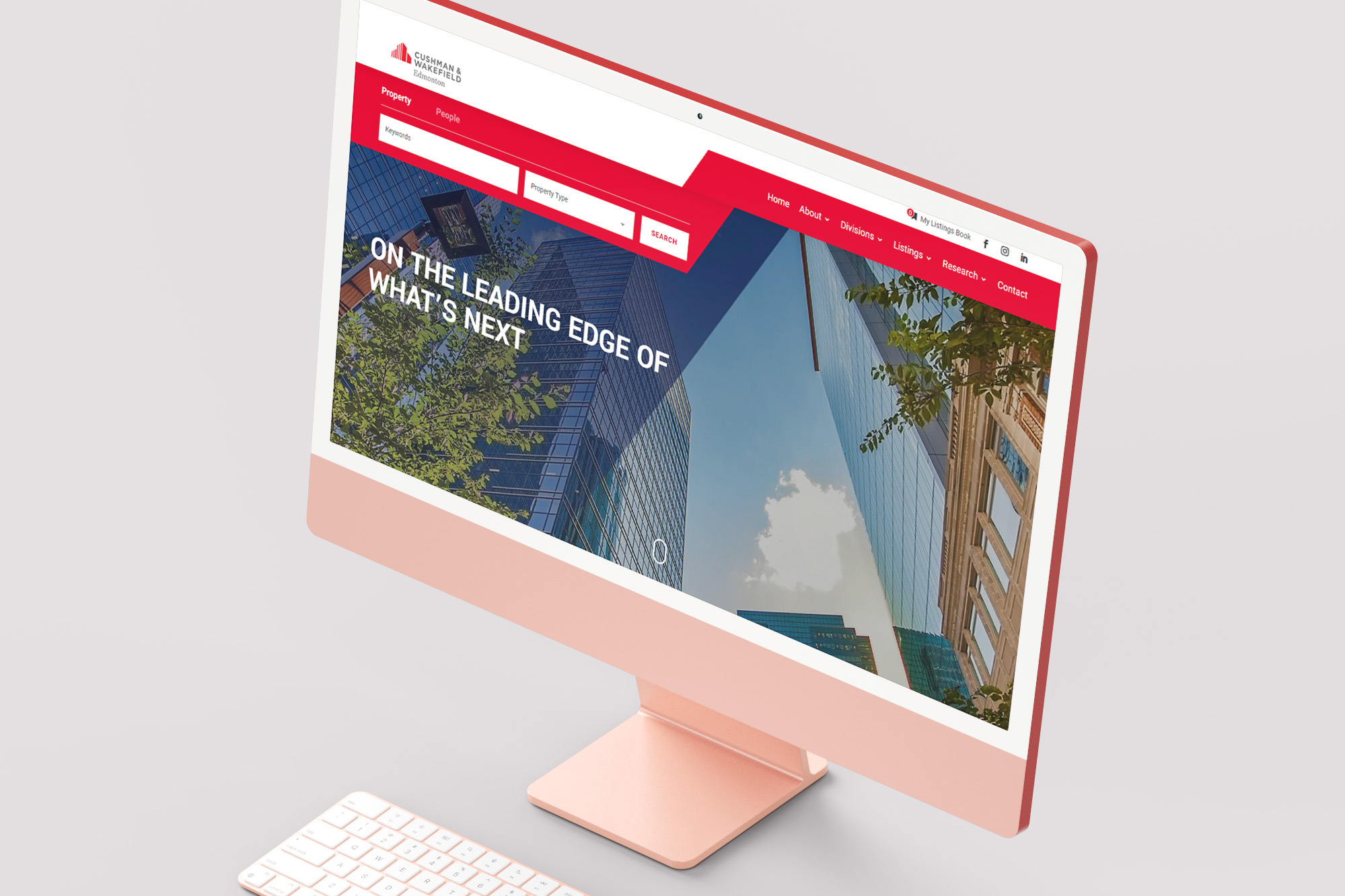 Website Design and Development for Cushman and Wakefield