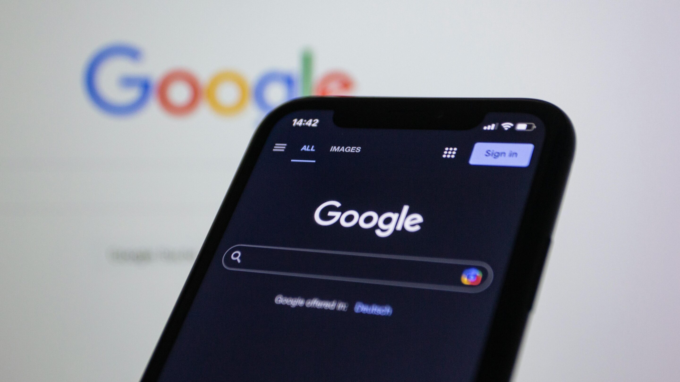 Google Ads - Mobile Internet Google searches Photo by Bastian Riccardi - Pexels