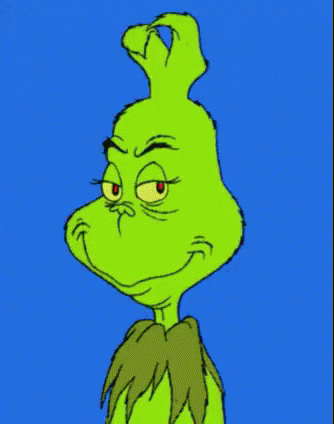 Grinch smiling